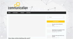 Desktop Screenshot of communicationdisorders.net